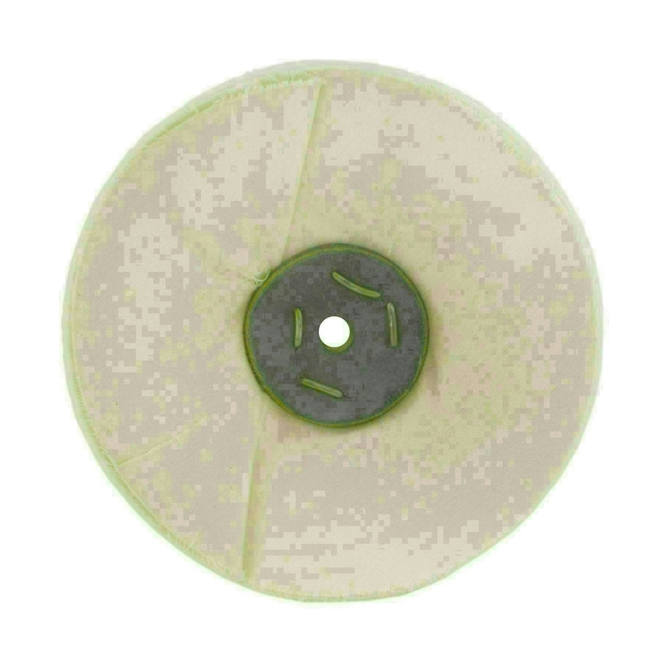 image 1 of 6" x 1" Conversion Polishing Mop Kit For 1/2 HP Grinders 3 Mops Compounds Spindle