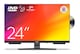 image 1 of C2424F 24 Inch Full HD LED  TV  Built in DVD Player, Frameless TV HD , Satellite Receiver  Pitch Perfect  Sound