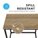 image 5 of Desk Computer PC Laptop Home Office Work desk 100cm, Study Light Brown Rustic Style Brown