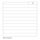 image 4 of Rhino A5 192 Page Blue 8mm Lined Casebound Book