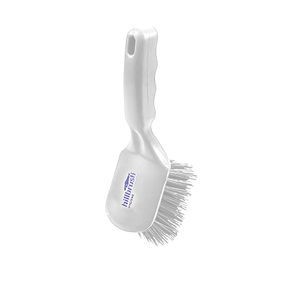 Hillbrush DRS Short Handled Stiff Brush - White - 254mm