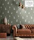 image 3 of Catherine Lansfield Stag Green Wallpaper Green | Green