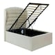 image 1 of Warwick Natural Velvet Ottoman Bed And Neptune Spring Mattress Double N/A