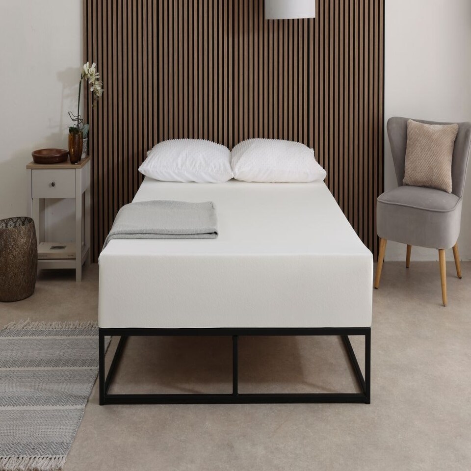 image 1 of Orthopedic Firm Support Mattress - High-Density Reflex Foam for Spinal Alignment Small Single