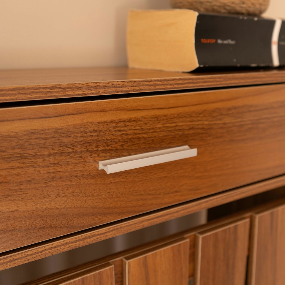 image 1 of Classic Wooden Radiator Cover with Storage Draw Large