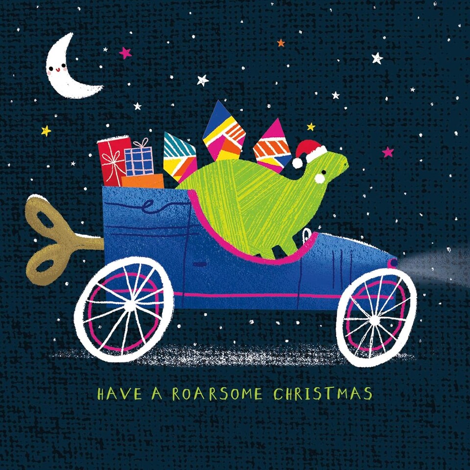 image 1 of Pack of 8 Clockwork Toys Alzheimer's Society Charity Christmas Cards