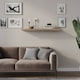 image 3 of Floating Wooden Wall Shelves - 90x23.5cm | Brown | Oak & Set of 3 | 3