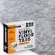image 1 of NOVECRAFTO Vinyl Floor Tiles Self Adhesive – 12x12in Peel and Stick Flooring for Kitchen, Bathroom & Living Room – Charcoal Marble Flow Design | Grey | 3.72 sqm
