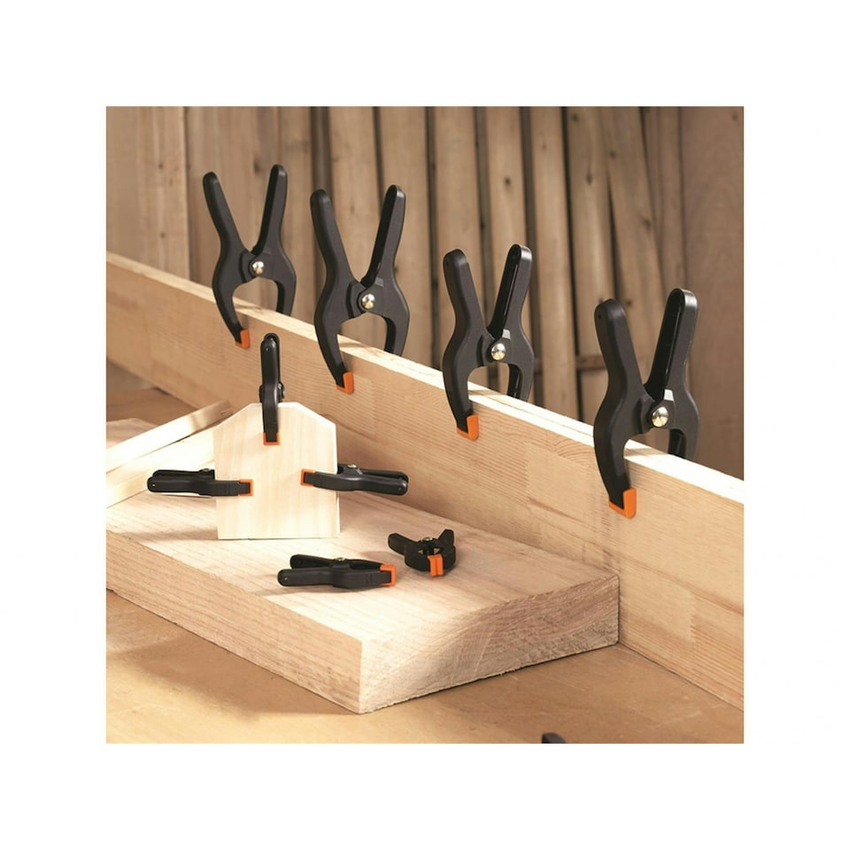 image 1 of Pony Jorgensen Spring Clamp Set, 14 Piece - Multi Colour - One Size