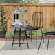 image 2 of Outsunny PE Rattan Side Table for Indoor, Outdoor, Balcony, Patio