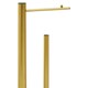 image 3 of Interiors by Premier Free Standing Toilet Roll Holder, Warm Metallic Toilet Tissue Holder, Luxe Chrome Finish Toilet Paper Stand