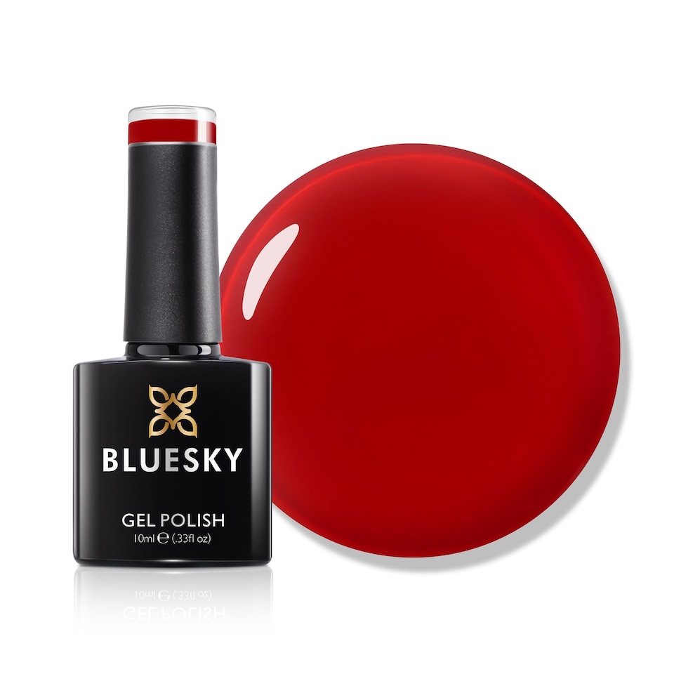image 1 of Bluesky Red Gel Polish - Passionate Red 10ml