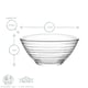 image 3 of LAV Derin Glass Serving Bowl - 11cm - Clear Clear