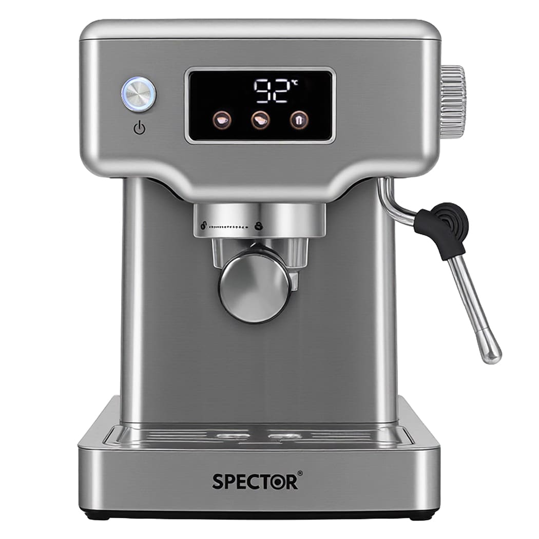 Spector 20 Bar Metal Espresso Coffee Machine Maker Milk Frother for Cafe