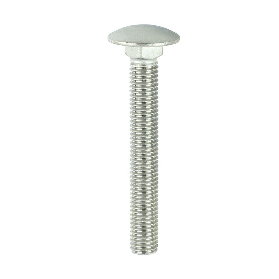 image 1 of Timco - Carriage Bolts - A2 Stainless Steel (Size M10 x 75 - 5 Pieces)