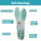 image 3 of JVL Plastic Peg Basket, Grey with 48 Soft Grip Plastic Pegs, Aqua