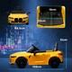 image 7 of AIYAPLAY 12V BMW M4 Licensed Kids Electric Car w/ Remote, Suspension, Yellow