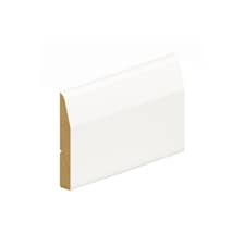 PACK OF 15 (Total 15 Units) - 14.5mm Thick Primed MDF Chamfered & Round Skirting Board - 14.5mm (T) x 94mm (W) x 4200mm (L)