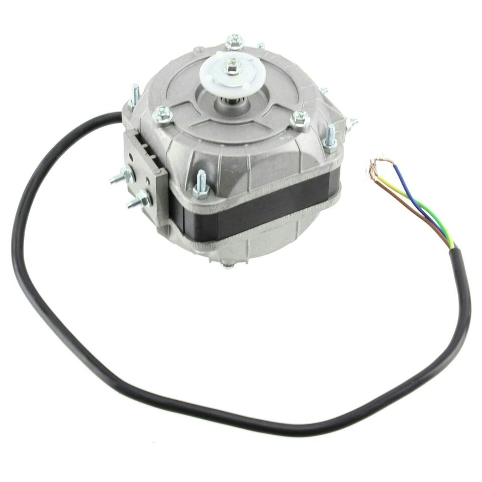 image 1 of SPARES2GO Universal Commercial Fridge Freezer Fan Motor Kit (1300RPM, 10 / 40W)
