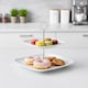 image 1 of Waterside Elegant Two-Tier Cake Stand