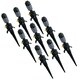 image 1 of Universal Easy Drip garden Sprinklers and Ground Pegs Plant Watering 9pc
