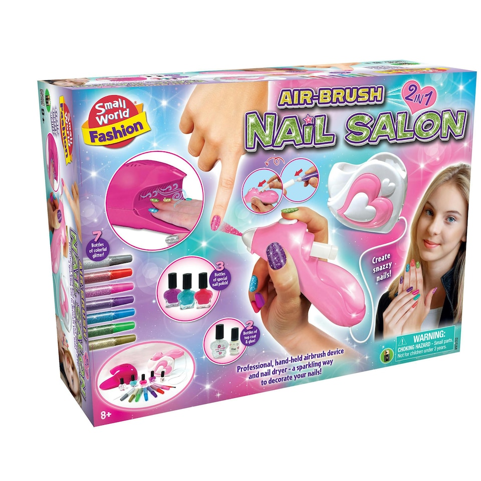 image 1 of Small World Toys Air-Brush Nail Salon