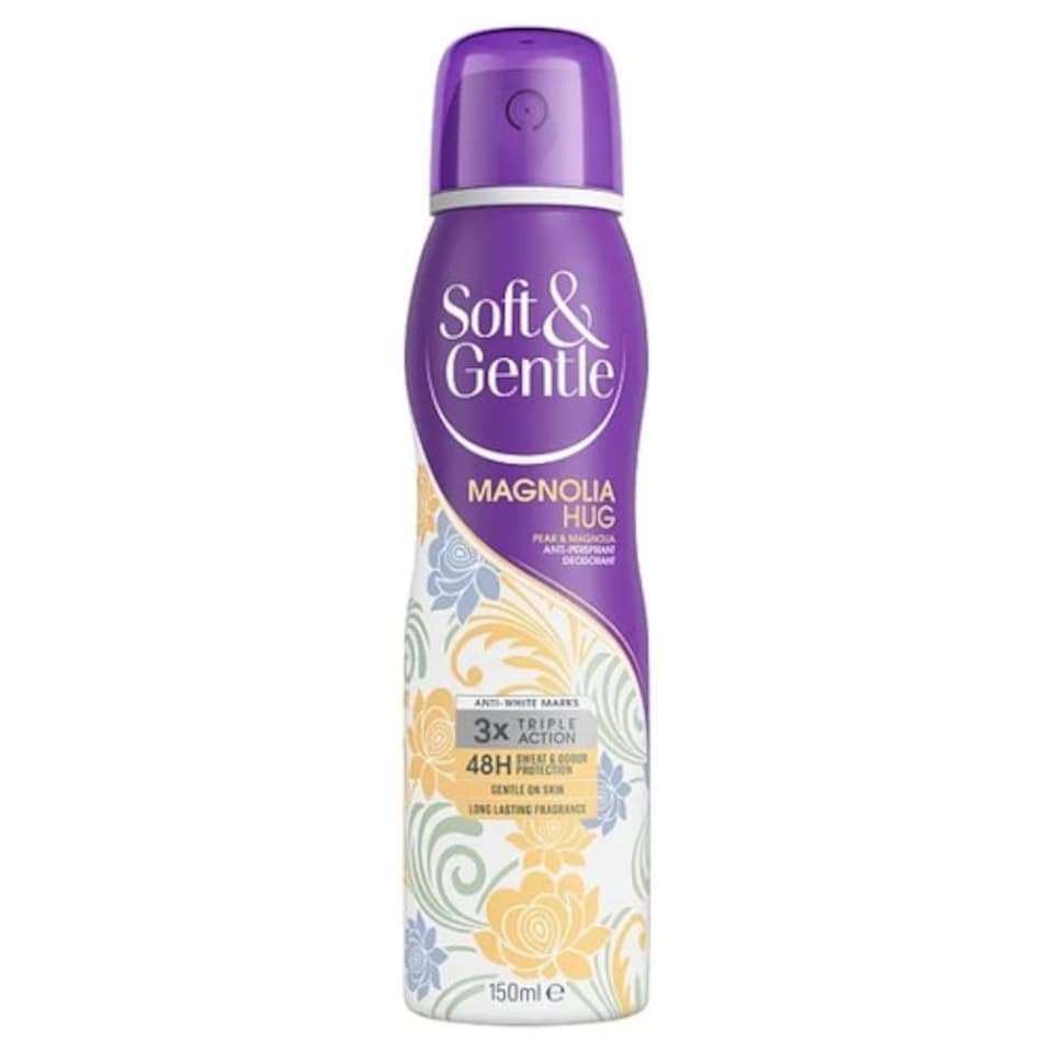 Soft & Gentle Magnolia Hug Anti-Perspirant Deo Spray 150ml