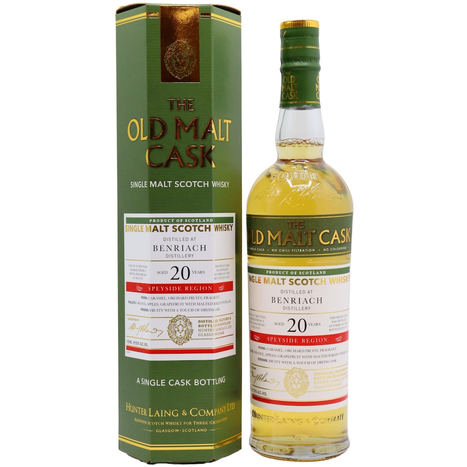 Benriach - Old Malt Cask - Single Cask No. 19523 2001 20 year old Whisky