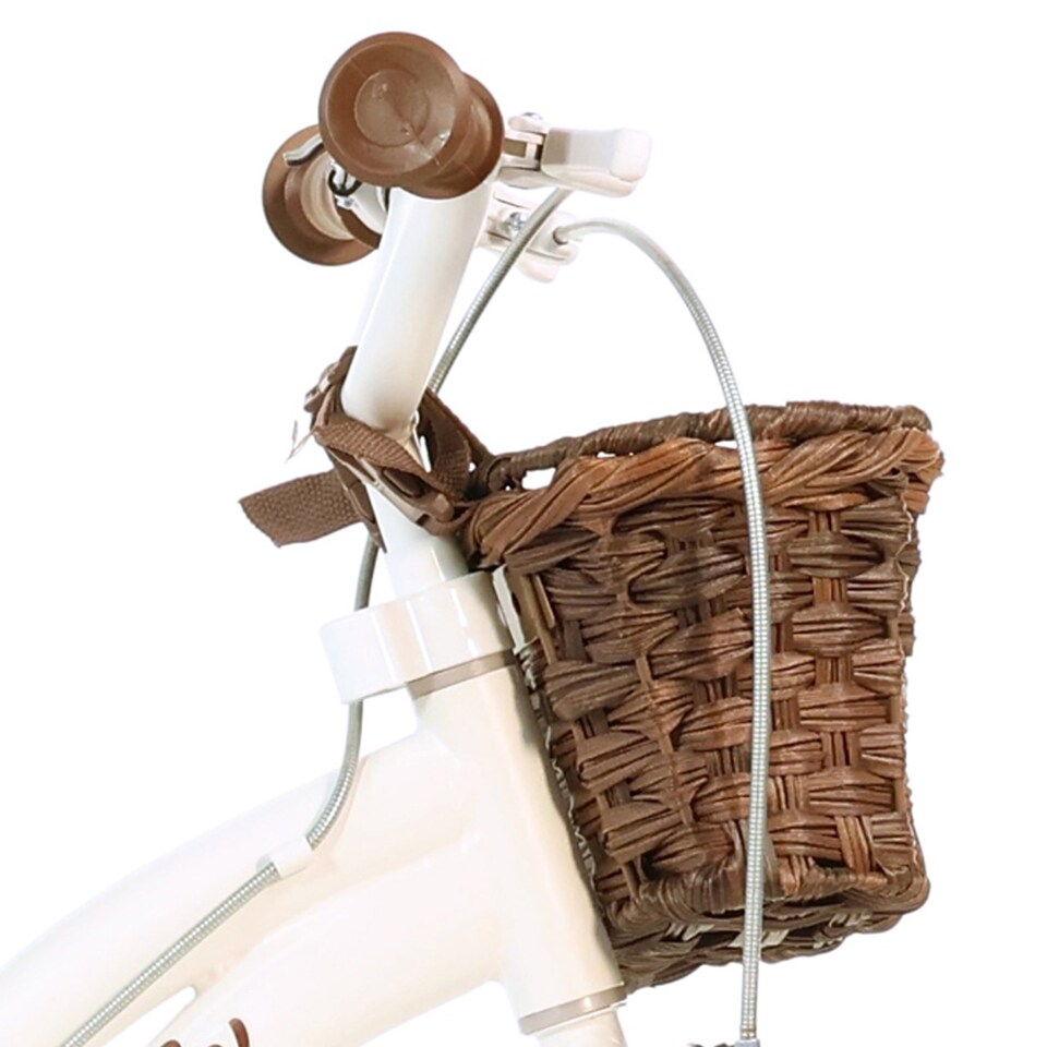 image 1 of Retro 16" Kids Bicycle - White Classic Vintage Style Bike for Children