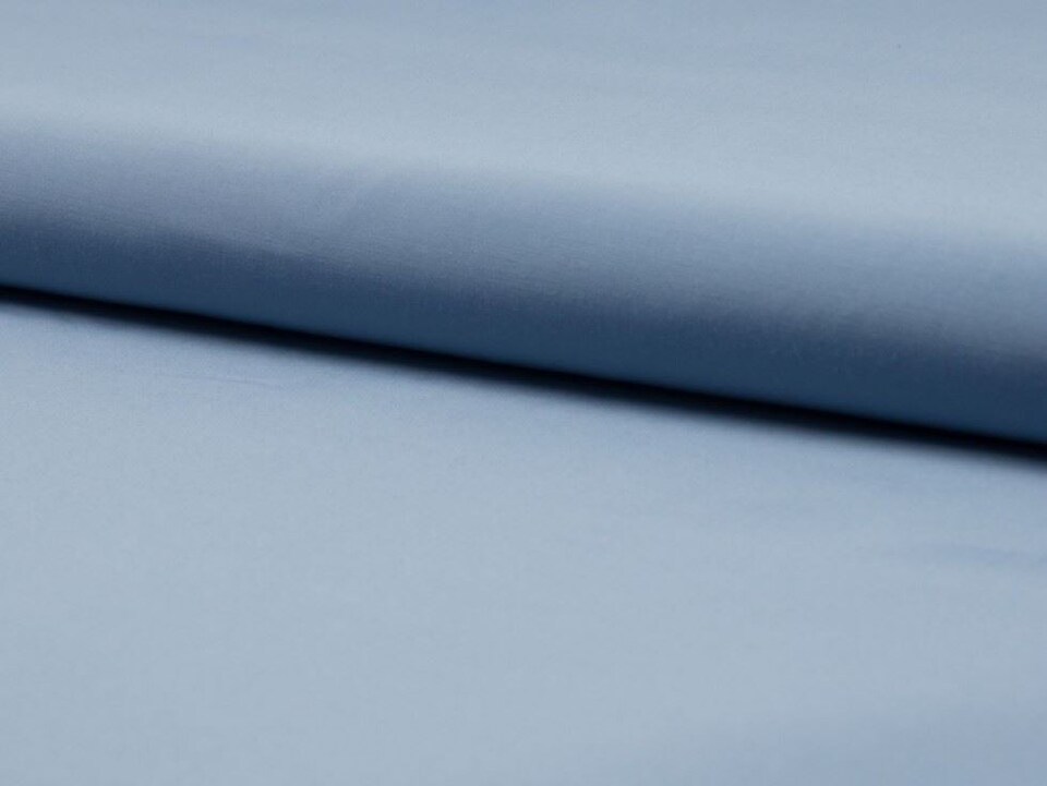 Blue Polycotton Memory Raincoat Coating Fabric for Dressmaking, 145cm / 57" Wide - per metre