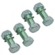 image 1 of M16 (16mm) x 45mm High Tensile Tow Bar Ball Fixing Bolts Washers + Nuts 4 Pack