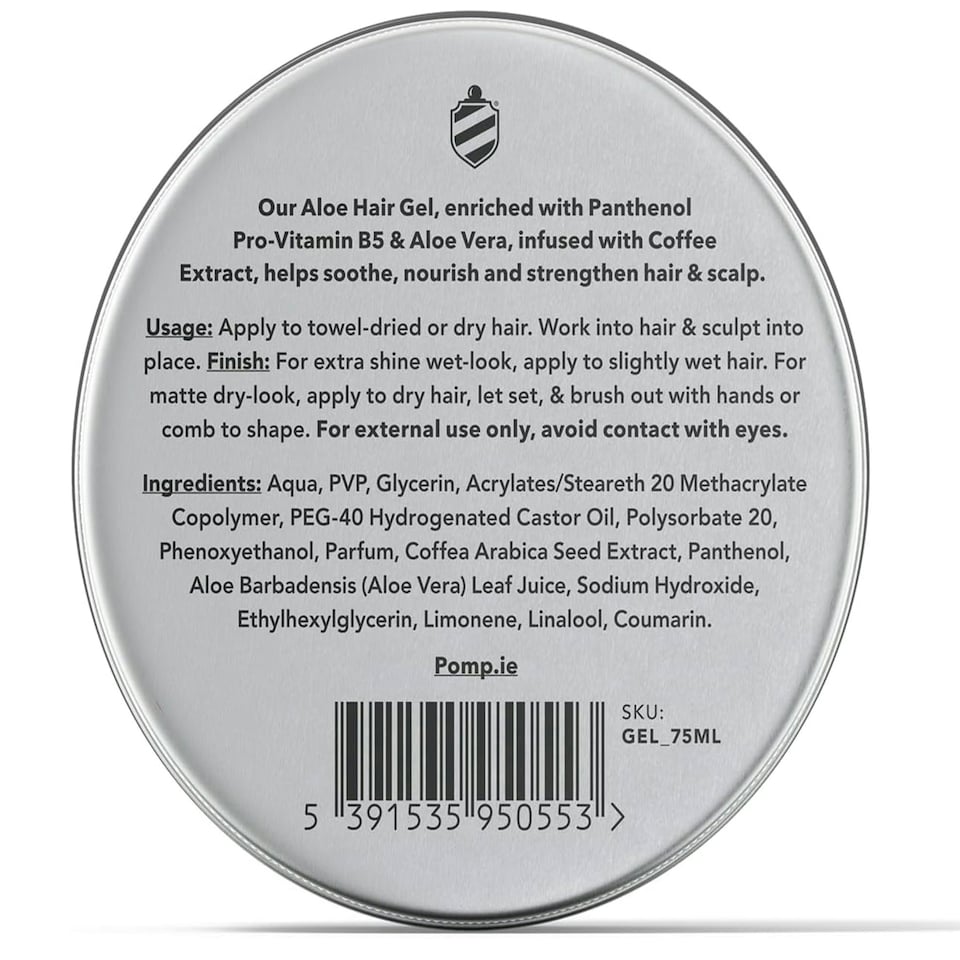 image 1 of Pomp & Co Firm Hold Hair Gel 75ml
