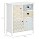 image 3 of HOMCOM 5 Drawer Table Multi-purpose Storage Chest Sideboard Retro Style Entryway