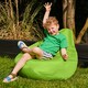 image 2 of icon Kids High Back Bean Bag Lime Green Indoor Outdoor Childrens Bean Bags Green