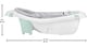 image 3 of Fisher Price Baby To Toddler 4 In 1 Sling Seat Bath Tub