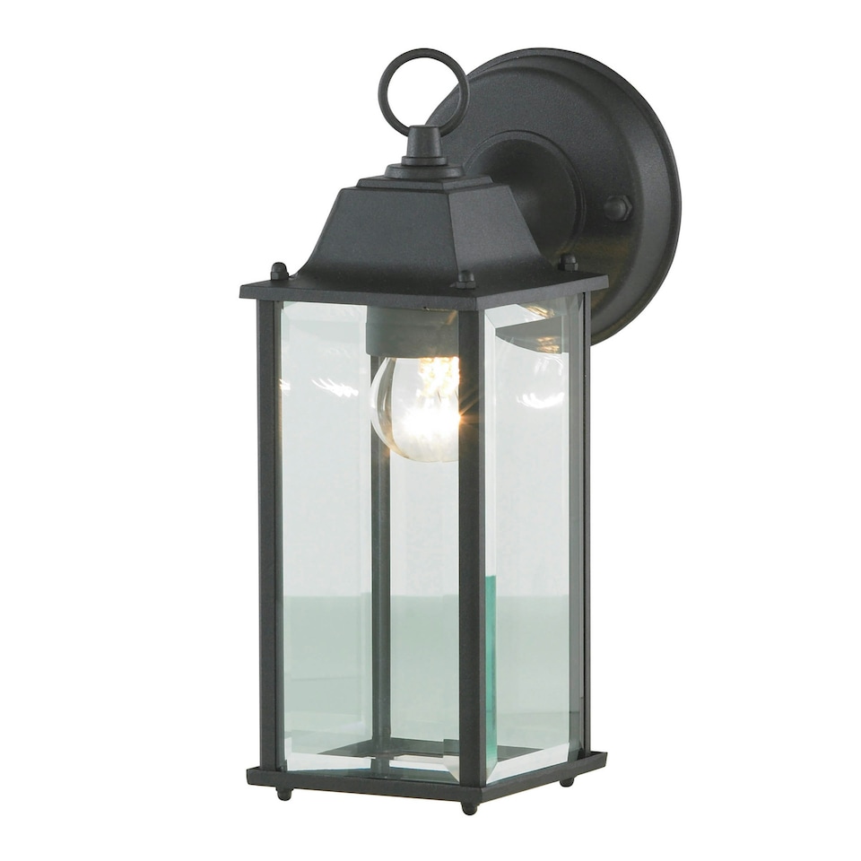 image 1 of BHS Lille Outdoor Wall Light, Black
