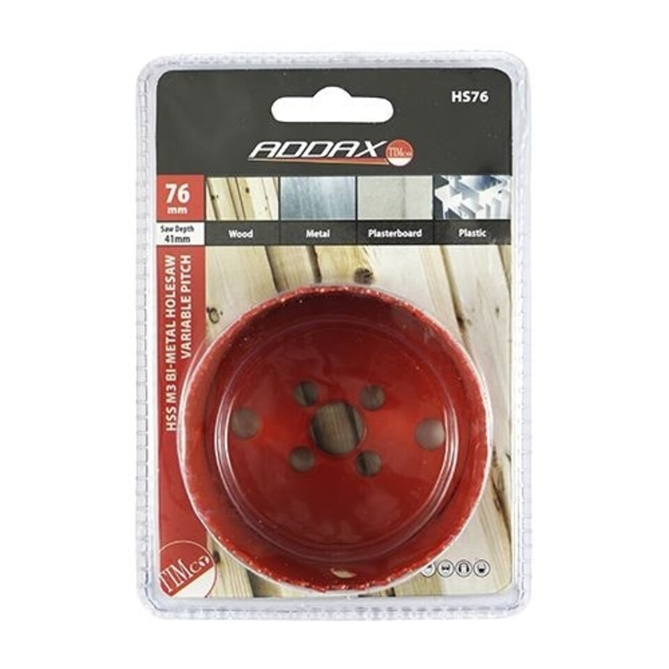 image 1 of Timco - Holesaw - Variable Pitch (Size 76mm - 1 Each)