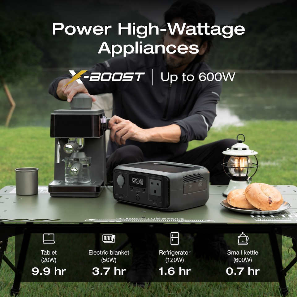 image 1 of EcoFlow River 3 UPS Portable Power Station with 245wh capacity & 600w max power output