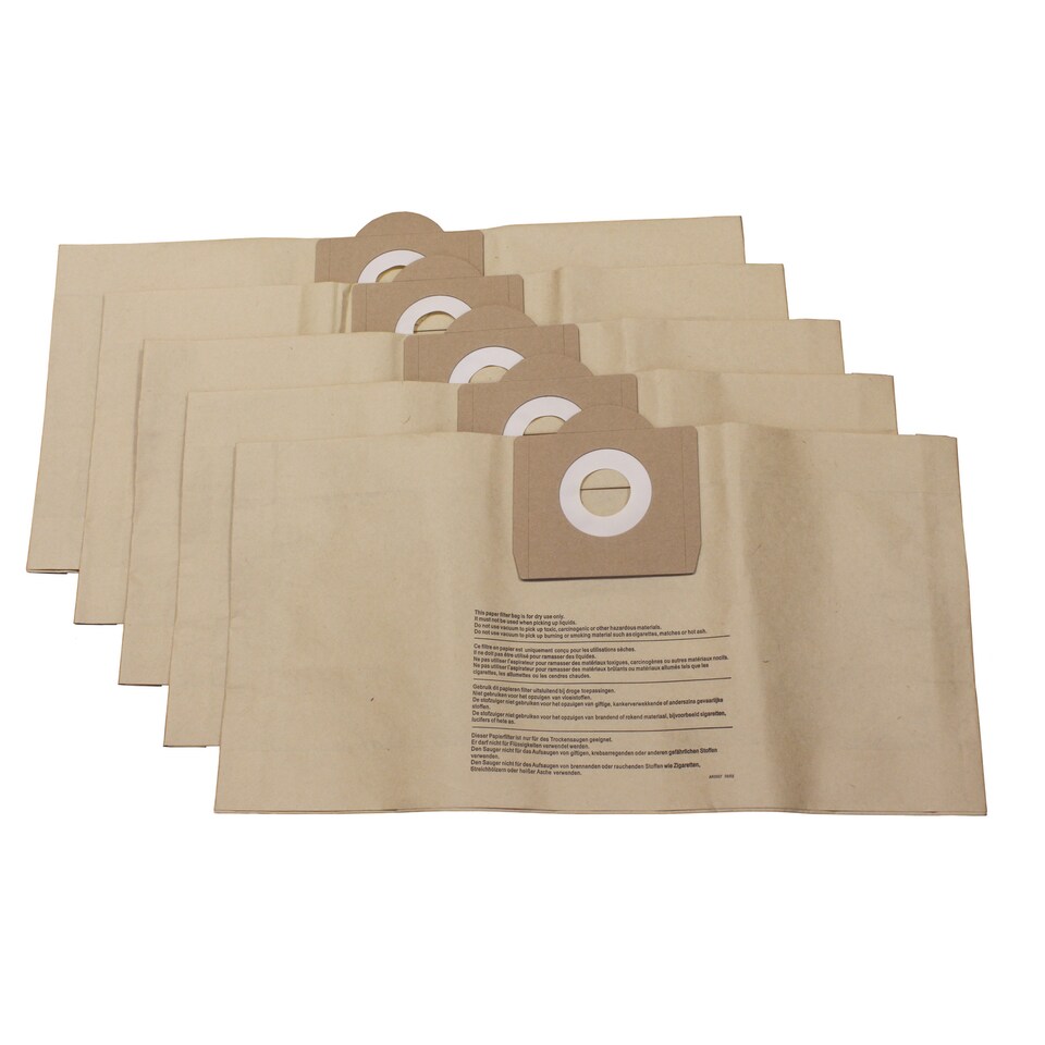 image 1 of Reliapart Dust Bags for Aquavac 22227 Pack of 5 1000 40 7400 7404 7605 8504 8504B