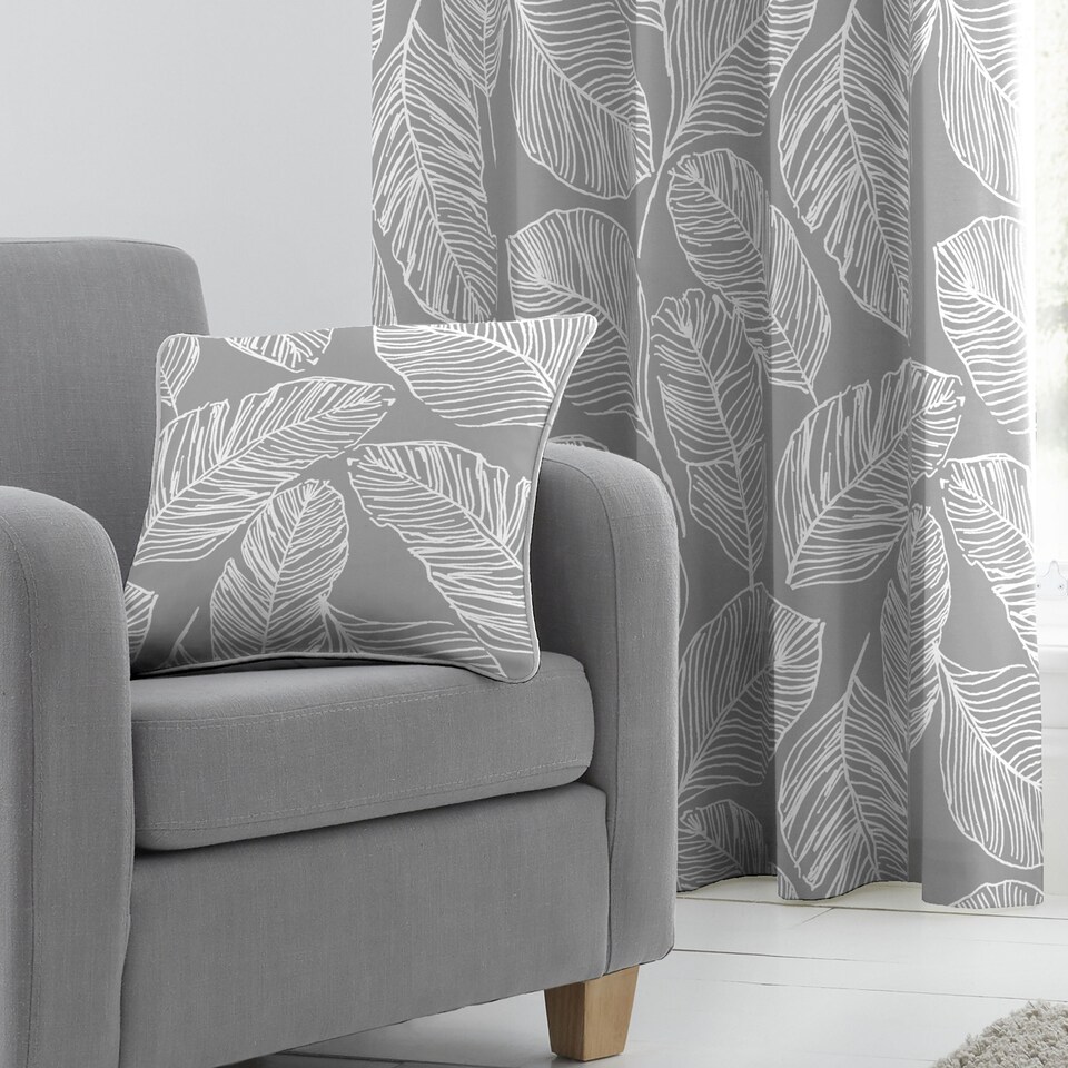 image 1 of Fusion Matteo Cushion Cover Grey