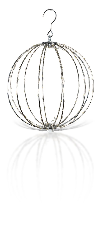 image 1 of LED Copper Wire Sphere - Outdoor, Inc Timer