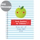 image 5 of Personalised Apple for the Teacher A5 Notebook