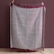 image 3 of Catherine Lansfield Stab Stitch Blanket Throw | Purple | Plum
