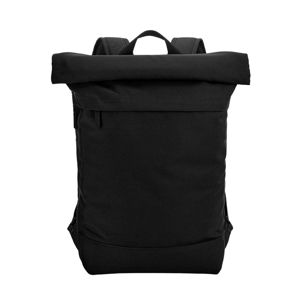 image 1 of Bagbase Simplicity Roll Top 15L Backpack - Black - One Size