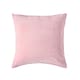 image 1 of Homescapes Pink Velvet Cushion Cover - 60 x 60 cm | Pink | 60 x 60 cm | 1