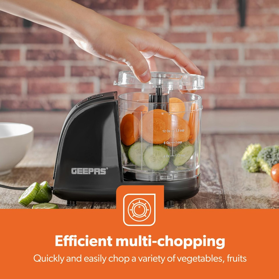 image 1 of GEEPAS Multi Chopper, 200W | Black