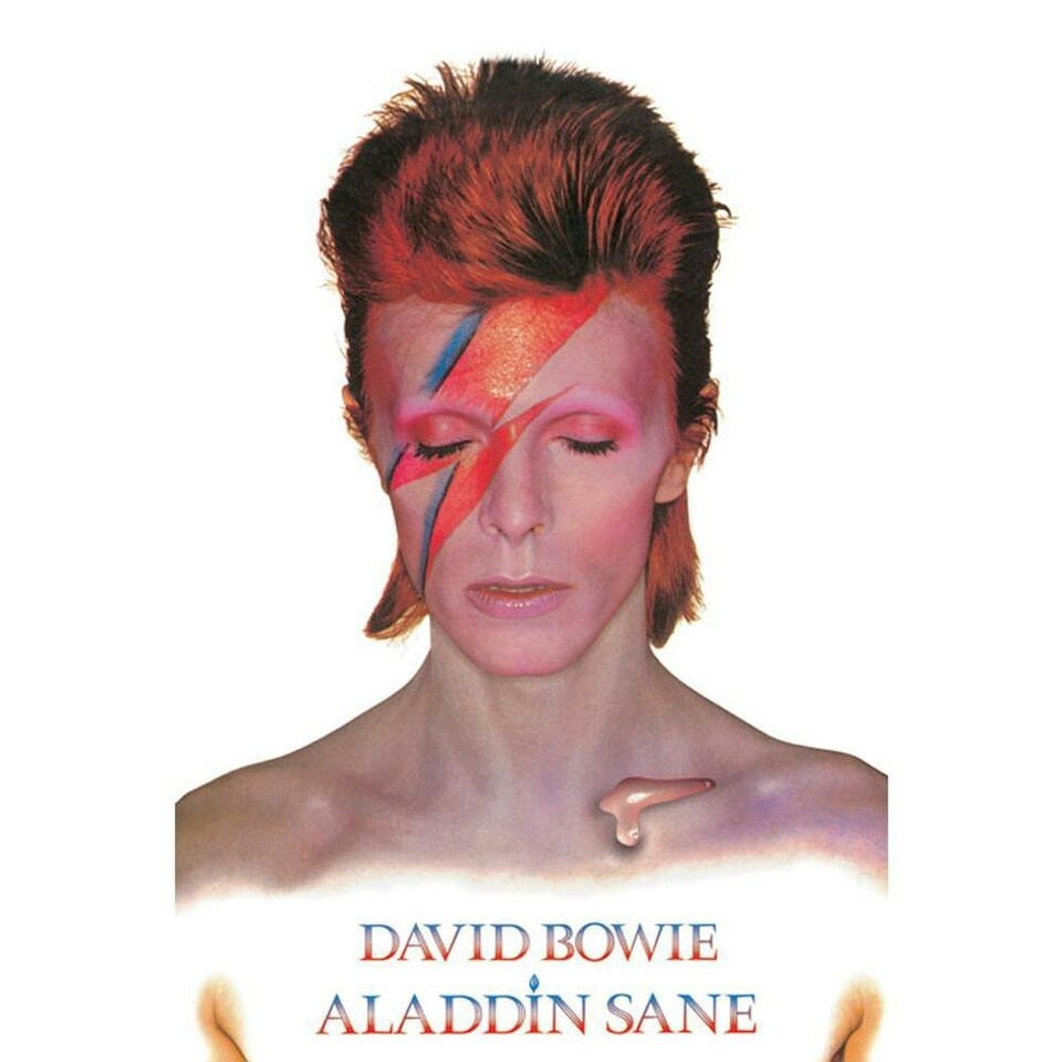 David Bowie Aladdin Sane Poster - Multicoloured - One Size