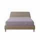 image 1 of Flannelette Fitted Sheet Extra Deep 40cm Skirt Soft Brushed Cotton | Purple | Lilac | Super King