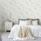 image 3 of Holden Décor Amarante Opus Heavyweight Vinyl Textured Wallpaper - Dove Grey - One Size White