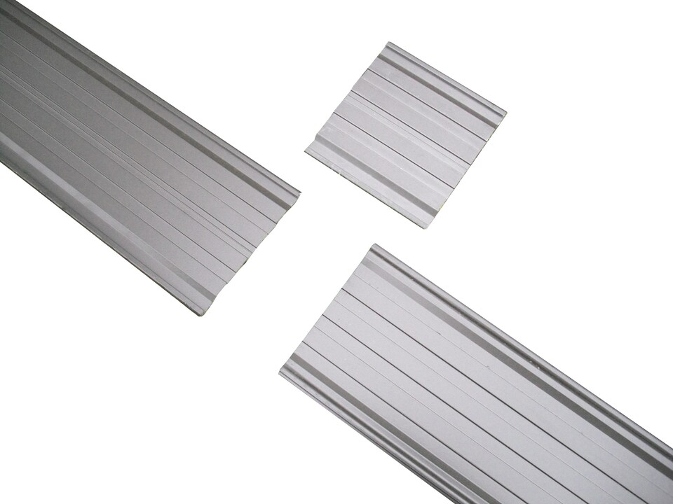 image 1 of Swift Edge Garden Edging - Lawns, Borders, Pathways, Plots, Flowerbeds, Landscaping - Aluminium 100mm tall - 12m pack - Natural | Silver | 12m | 1
